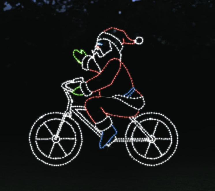  Bicycling Santa